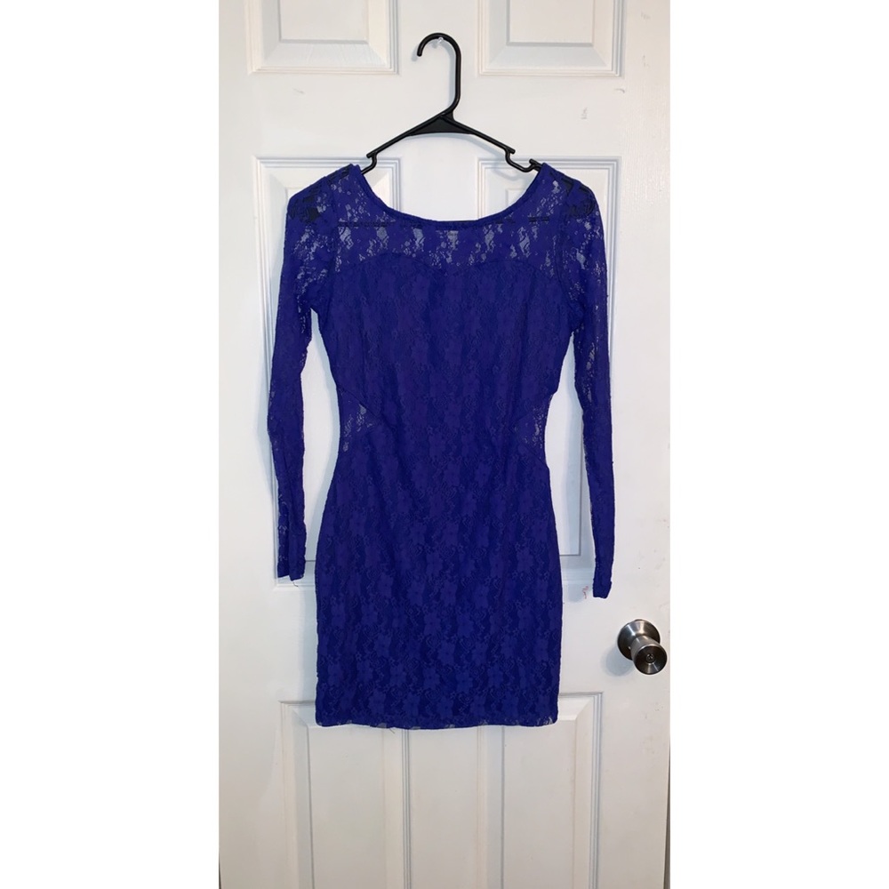 Royal blue dress